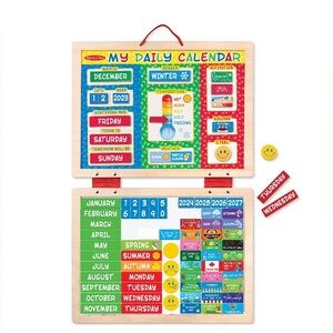 Melissa & Doug My First Daily Magnetic Calendar
